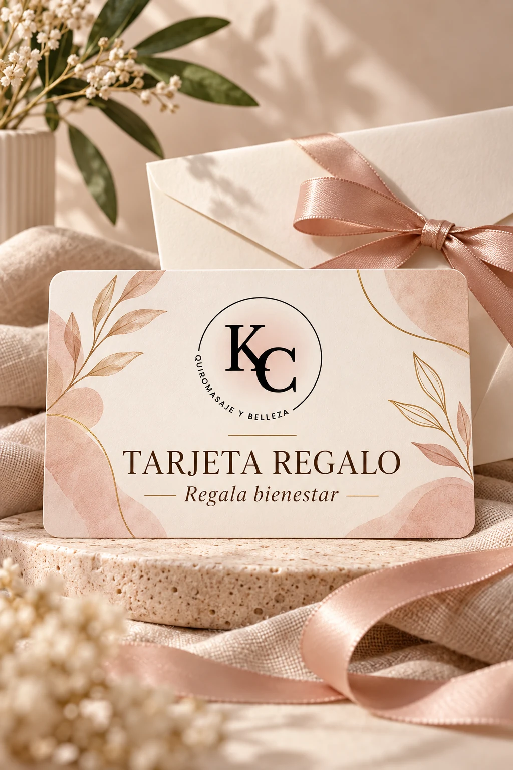 Tarjeta regalo de KC Quiromasaje y Belleza